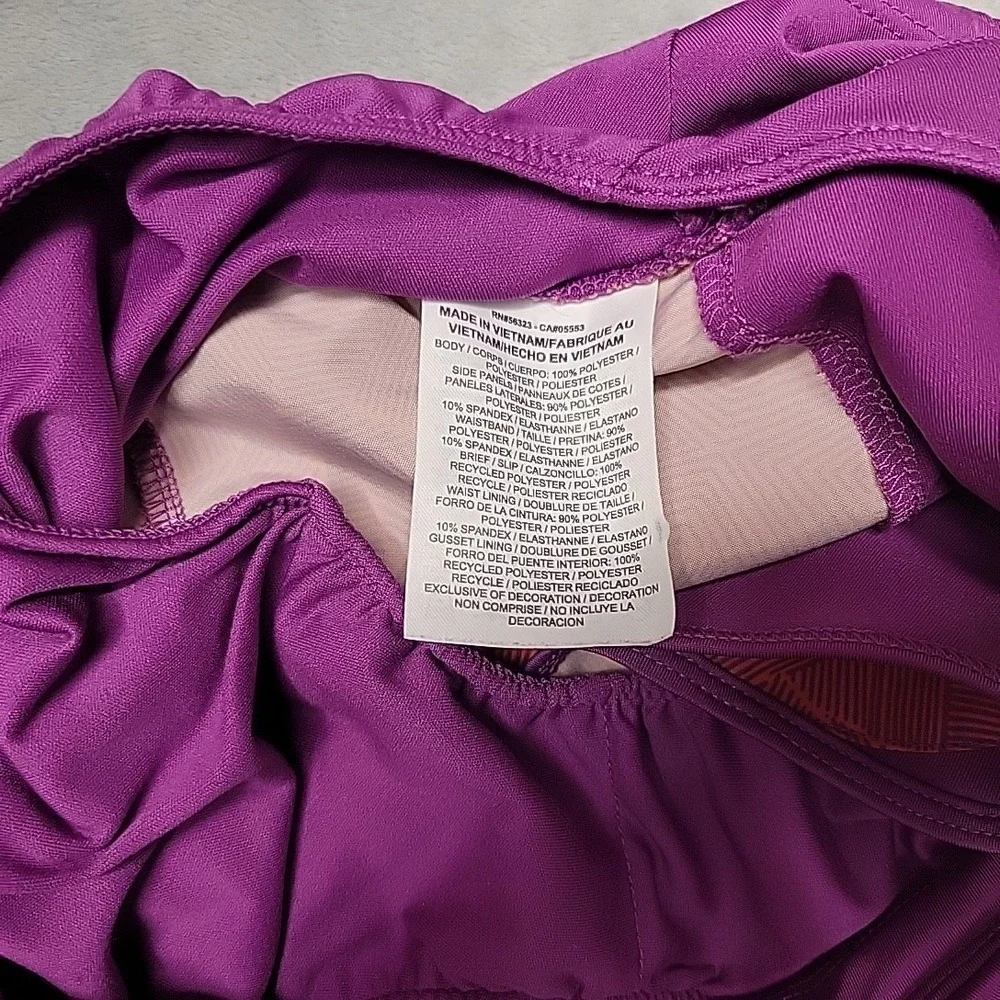 Nike Running Shorts Womens Small Purple Dri-Fit Geometric Athletic Gym Training